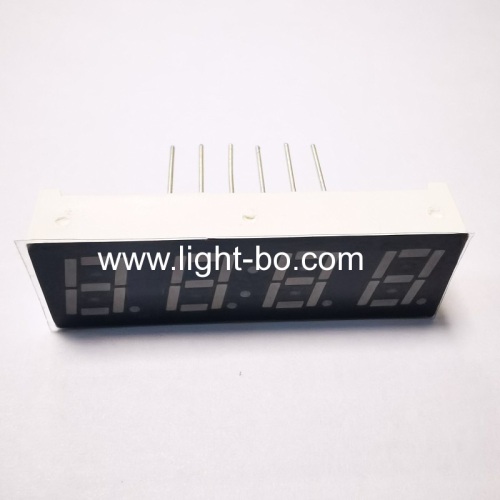 Small size super bright red Four digit 0.28 common cathode 7 segment led clock display