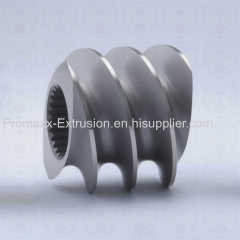 Extrusion Screw Elements for Profile Plastic Recycling