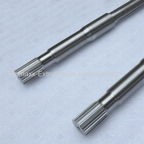 High Wear Twin Plastic Extrusion Shafts