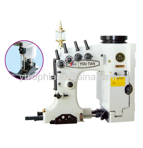 double-needle four-thread bag closing sewing machine