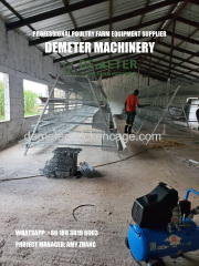 Egg laying chicken cages battery layer cage poultry farming equipment for sale in Ghana