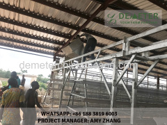 Layer chicken cage for poultry farming