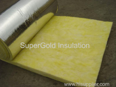 China top factory Glass wool insulation roll with aluminium foil facing