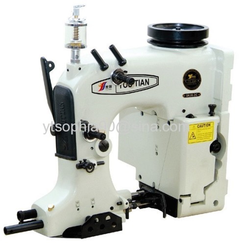 Double thread bag closing sewing machine