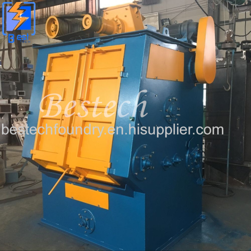 Tumble Shot Blasting Machine with Rubber Belt