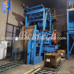 Tumble Shot Blasting Machine with Rubber Belt