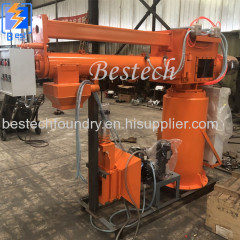 sodium silicate sand mixer machine with single arm