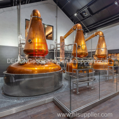 Copper kettle distillation equipment is suitable for whiskey tequila