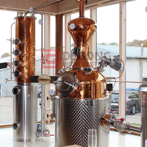 Copper helmet distillation equipment distillation tower vodka distillery DEGONG