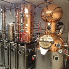 Copper helmet distillation equipment distillation tower vodka distillery DEGONG