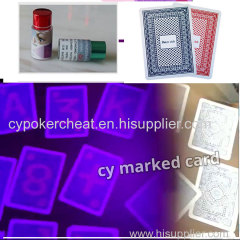 Invisible Ink Marked Card For Contact Lenses Perspective Poker