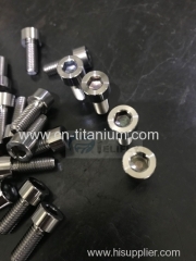 Titanium hot forging screws DIN912 ISO7380 best qulity made in China manufactor 100%test