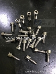 Titanium hot forging screws DIN912 ISO7380 best qulity made in China manufactor 100%test