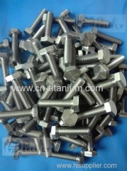 Titanium hex hot foring bolts DIN933 larger quatity in stock made in China manufactor