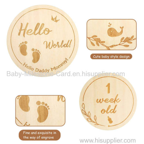 Cuctom Baby Milestone Card