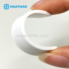 HUAYUAN Smooth Silicone RFID Transponder UHF Laundry Tag