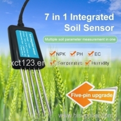 [JXCT]7 in 1 Integrated Soil Sensor EC PH NPK Moisture Temperature Meter