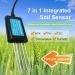 [JXCT]7 in 1 Integrated Soil Sensor EC PH NPK Moisture Temperature Meter