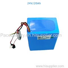 manufacturer customize 24v 20Ah 30Ah 40Ah 50Ah 60Ah 80Ah 100Ah 120Ah 200AH lithium ion battery pack for AGV Robot