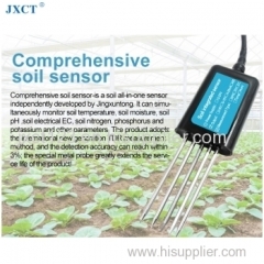 [JXCT]7 in 1 Integrated Soil Sensor EC PH NPK Moisture Temperature Meter