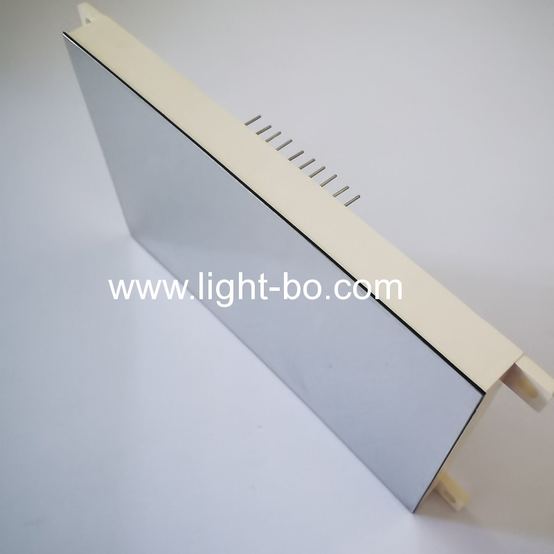 kundenspezifisches ultraweißes/ultragelbes 7-Segment-LED-Anzeigemodul für Badezimmer mit Spiegelglas