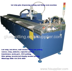 China PGB-5100 China Ab Epoxy Silicone PU Glue Potting Machine for LED Rigid Light