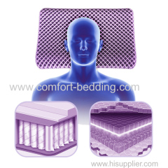 Memory Gel Sitting Pad Breathable Honeycomb Cooling TPE Pillow