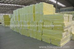 Wholesale glass fiber wool insulation board with black tissue facing