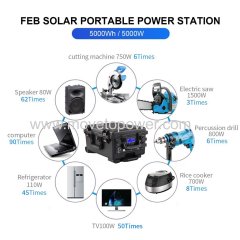 MoveTo Solar Portable Power Station 5000Wh/ 5000W