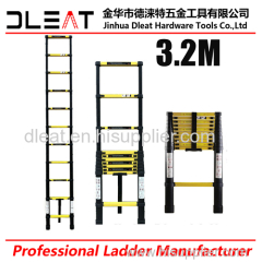 Dleat 2.6m Aluminum Single Telescopic Ladder With EN131