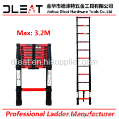 Dleat 2.0m Aluminum Single Telescopic Ladder With EN131