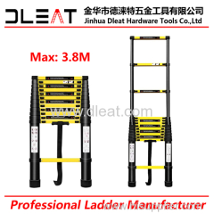 Dleat 3.8m Aluminum Single Telescopic Ladder With EN131