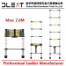 Dleat 2.0m Aluminum Single Telescopic Ladder With EN131