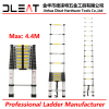 Dleat 4.4m Aluminum Single Telescopic Ladder With EN131