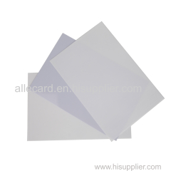 Custom Dimensional Inkjet Printable PVC Plastic Sheet / Accuracy Gold Inkjet Printing PVC Sheet