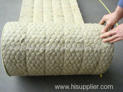 High quality A grade Rock basalt wool thermal insulation blanket for tube construction