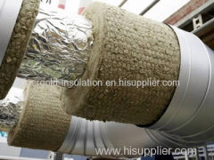 High quality A grade Rock basalt wool thermal insulation blanket for tube construction