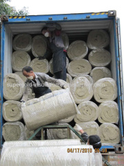 High quality A grade Rock basalt wool thermal insulation blanket for tube construction