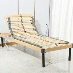 European style birch wood slat Adjustable Bed base bed frame