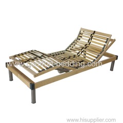Konfurt Modern cheap wood slatted Frame adjustable bed bedroom sets