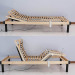 European style Adjustable Beds Birch Slat Bed