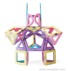 Promotional Gift 2022 Diy Magnet Building Tiles 3d Magnetic Toy Set Educational Toys Children