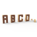 Custom Abc Wood Cubes Stacking Alphabet Blocks Wooden Letter Block Decor Education Montessoresi Toys