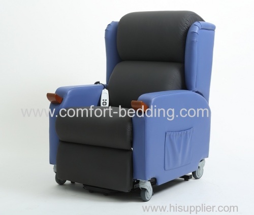 Konfurt Wholesale Electric Recliner Lift Blue Chair With Massage Chair Best Recliner leisure Sofa Chair