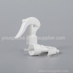 Transparent botton type cosmetic packaging trigger sprayer