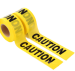 3"x200feetx4mil Yellow Caution Tape PE Non-Adhesive