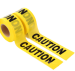 3"x1000feetx4mil Yellow Caution Tape PE Non-Adhesive (Yellow Background with Black "Caution" Printing)