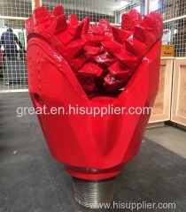 Petroleum Drilling Cobalt Steel Alloys Tricone Drill Bit