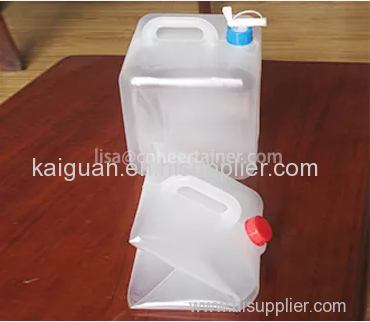 10L 20L water outdoor container LDPE liquid packaging cubitainer with handle