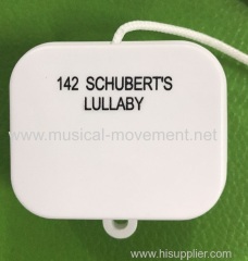 Customized Pullstring Musical Box Printed Melody Name
